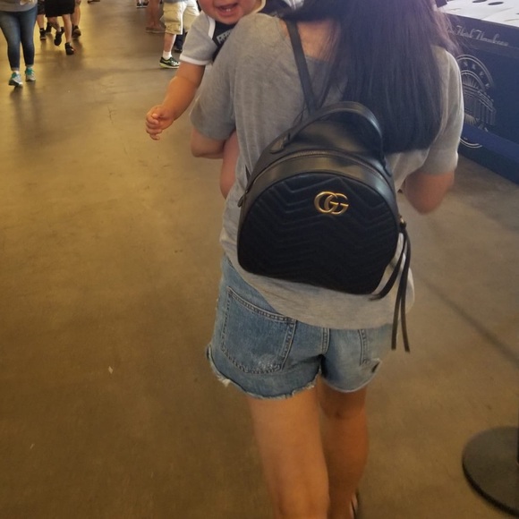 Gucci Marmont Quilted Backpack - Picture 7 of 10